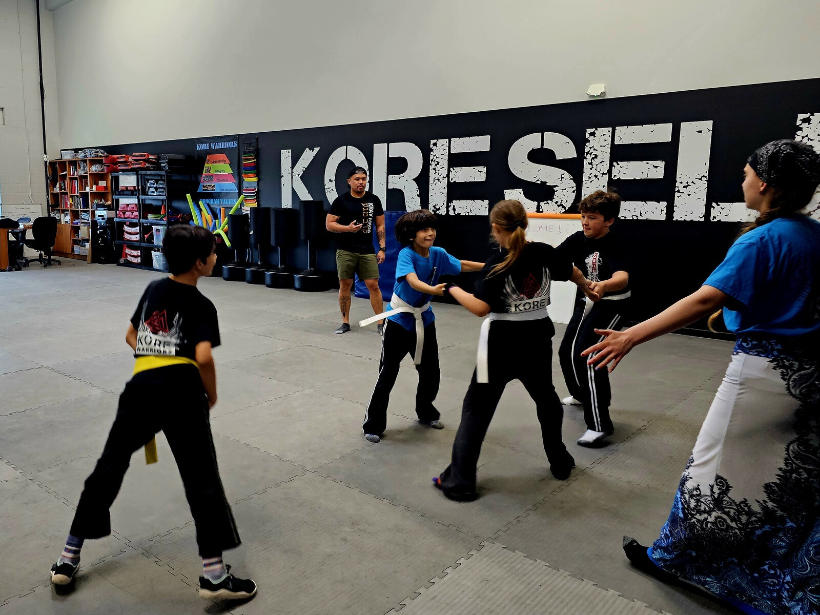 Kore Warriors training Kore Warriors training
